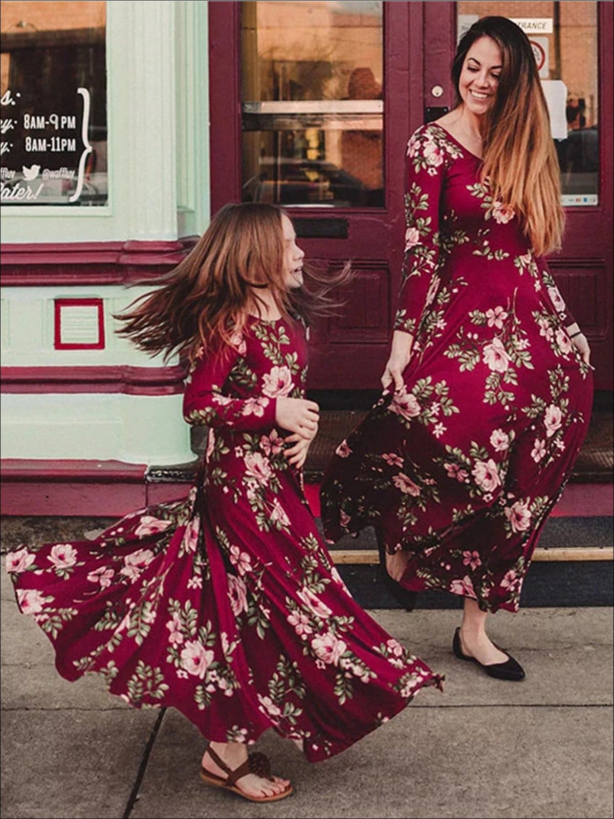 mommy and me fall dresses